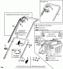 White EL-18 18A-T0F-679 (1998) Listas de piezas de repuesto y dibujos Grass box, Handle