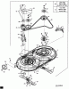 MTD E/165 13CO768N678 (1999) Listas de piezas de repuesto y dibujos Mowing deck N (40"/102cm, Transmatic since 1998