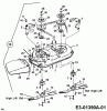 Greencut GOAT 100 13AB452D639 (2000) Listas de piezas de repuesto y dibujos Mowing deck D (32"/81cm)