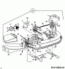 Bricobi BA 125191 13AL473F601 (2001) Listas de piezas de repuesto y dibujos Mowing deck F (38"/96cm)