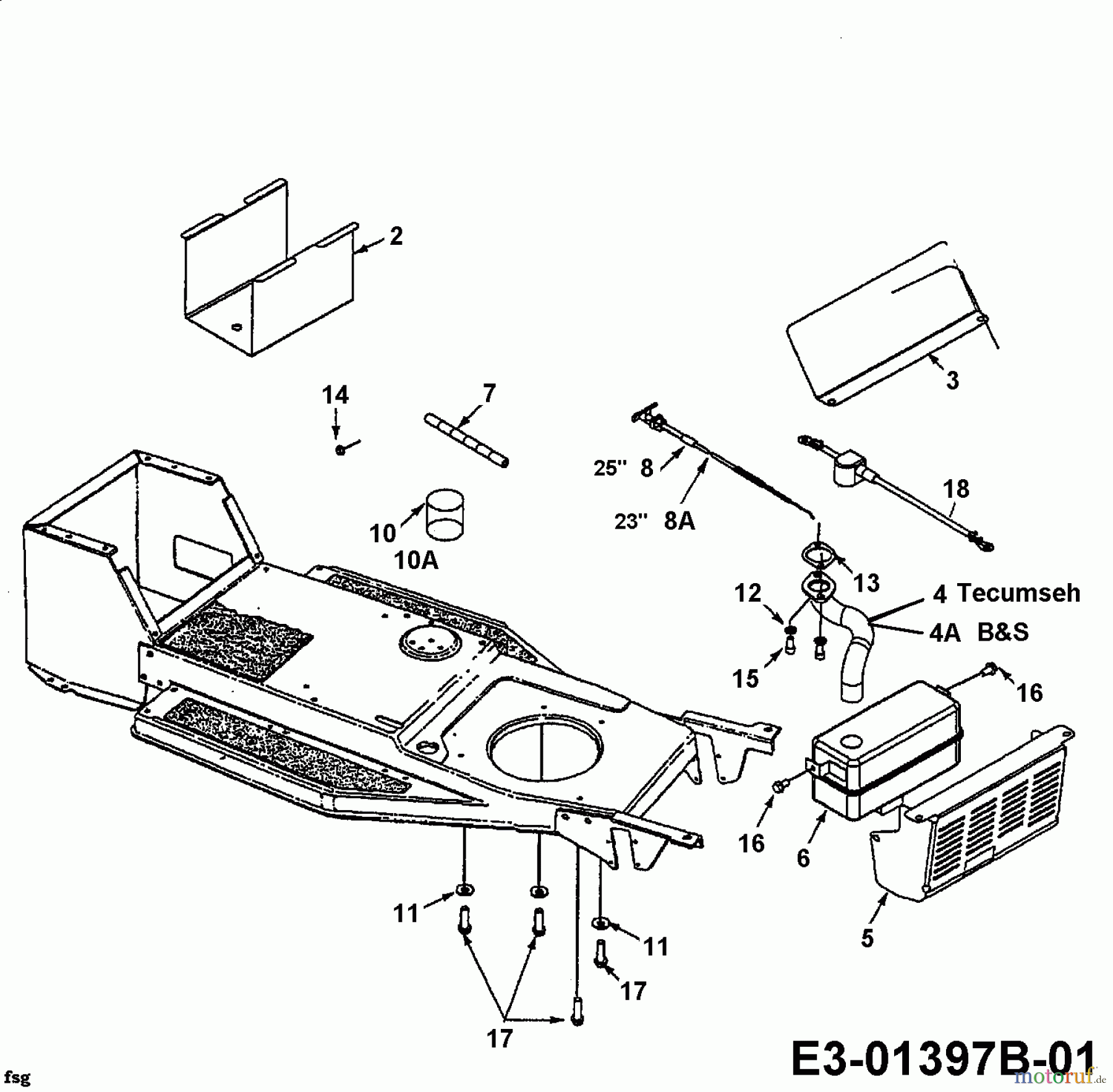  MTD Lawn tractors J/115 13AC458C678  (2000) Engine accessories