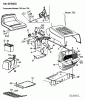 MTD E/165 13DO768N678 (2001) Listas de piezas de repuesto y dibujos Engine hood 0-Style