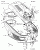 Yard-Man AE 5150 K 13BI504E643 (2003) Listas de piezas de repuesto y dibujos Engine hood 4-Style