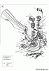 Gutbrod GLX 92 RA 13AA506E690 (2002) Listas de piezas de repuesto y dibujos Mowing deck E (36"/92cm) with 1 idler pulley