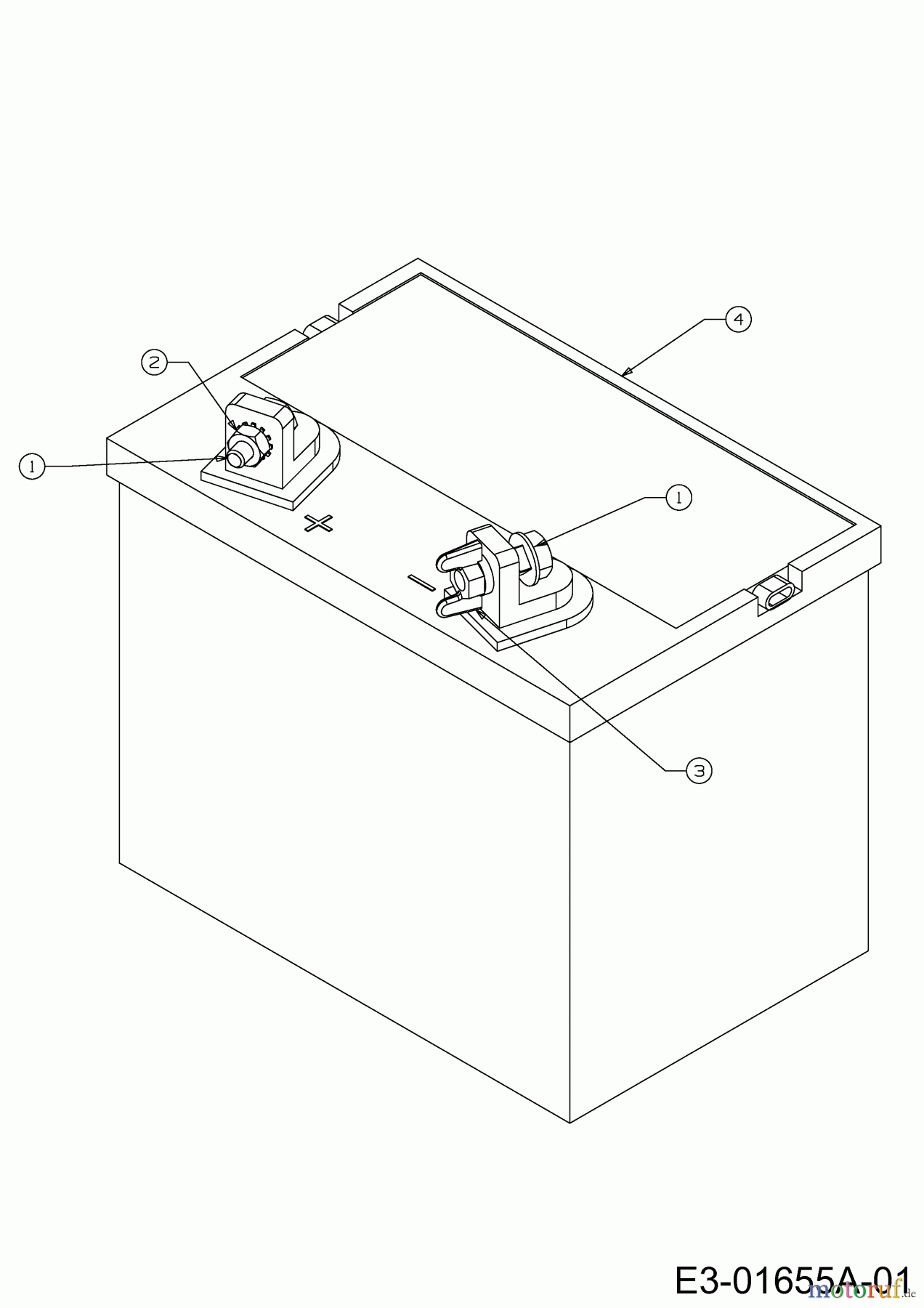  Cub Cadet Zero Turn i 1050 17AF9BKP709  (2009) Battery