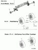 MTD untill 2011 SN 135 A 13AA508N678 (2002) Listas de piezas de repuesto y dibujos Front wheel 15x6, Plast.Bearing/Ball bearing