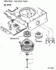 Gutbrod GLX 105 RHL 13XT516N690 (2002) Listas de piezas de repuesto y dibujos Electric clutch, Engine pulley