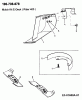 MTD Accessories Mulch kits for 400 series with mowing deck E (36"/92cm) 196-708-678 (2002) Listas de piezas de repuesto y dibujos Basic machine