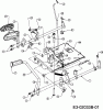 Bolens BL 200/105 H 13B7511N684 (2006) Listas de piezas de repuesto y dibujos Pedals