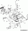 Bolens BL 175/92 H 13A3491E684 (2007) Listas de piezas de repuesto y dibujos Pedals