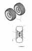 Yard-Man AG 5150 K 13BI504G643 (2004) Listas de piezas de repuesto y dibujos Front wheels