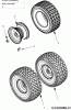 Gutbrod DLX 127 SAL-SK 13AF606P690 (2008) Listas de piezas de repuesto y dibujos Front wheels 15x6