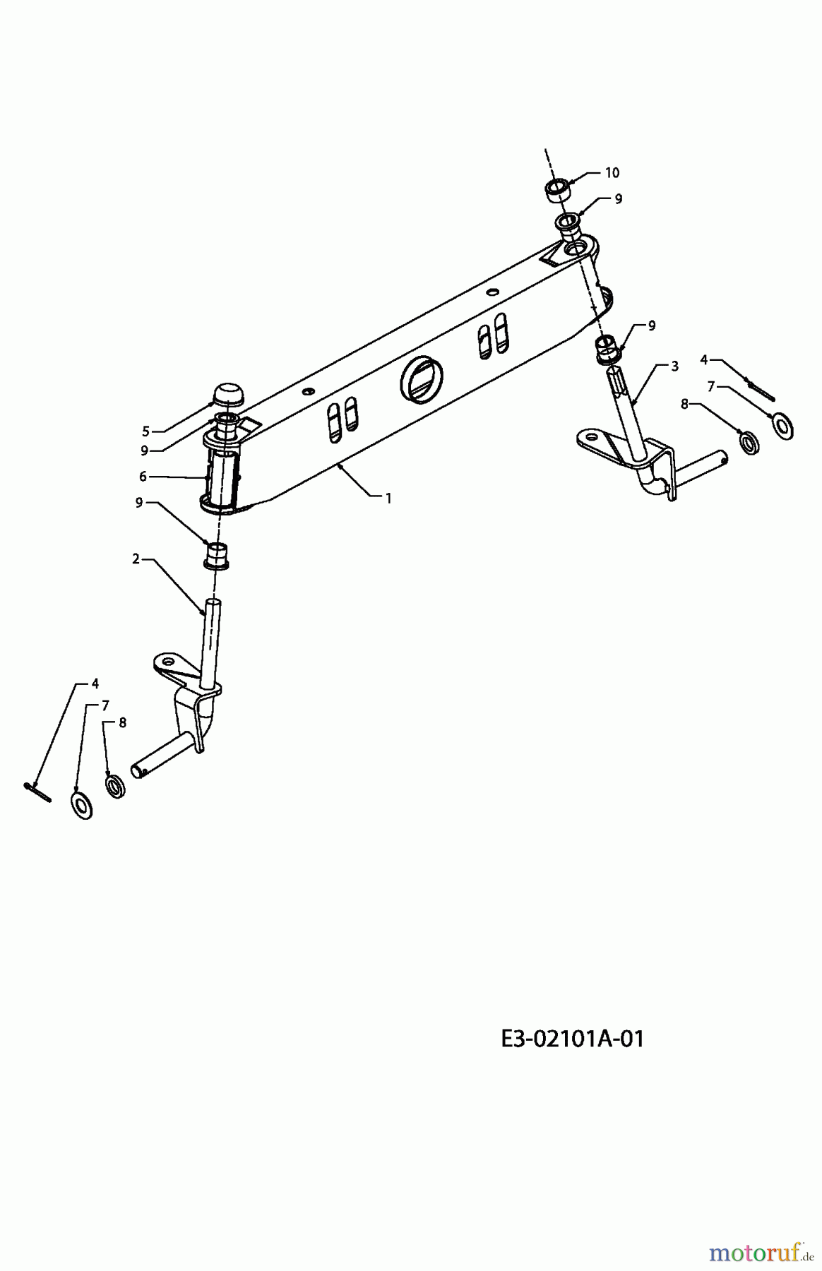  Raiffeisen Lawn tractors RMS 412-81 T 13DH457D628  (2006) Front axle