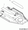 MTD RS 120/96 13D1450F600 (2007) Listas de piezas de repuesto y dibujos Foot pad