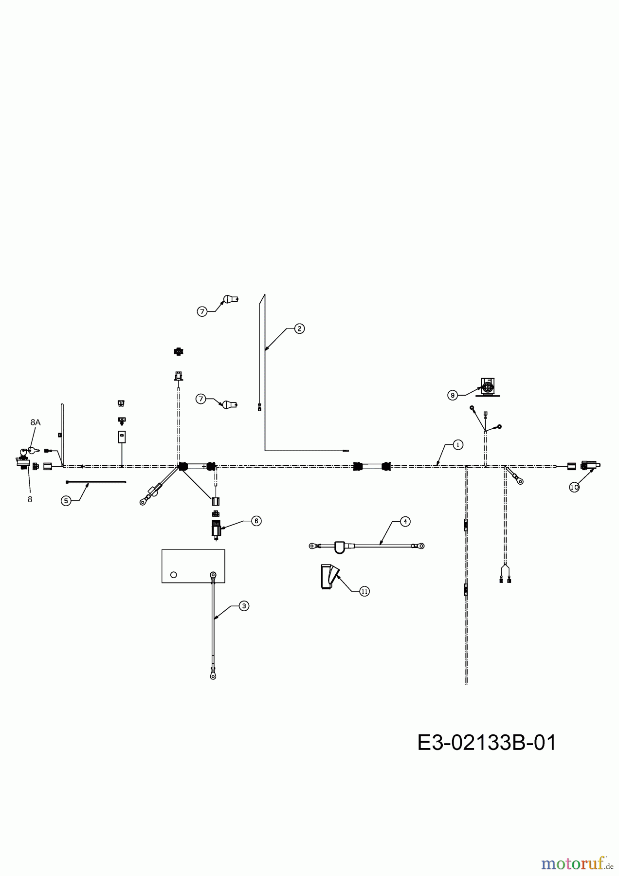  Texas Lawn tractors 125/96 B 13DH452F692  (2006) Electric parts