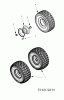 MTD untill 2011 RS 120/96 13D1450F600 (2007) Listas de piezas de repuesto y dibujos Front wheels 15x6
