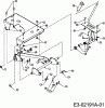 MTD Pinto E-Start 13B4065-678 (2007) Listas de piezas de repuesto y dibujos Deck lift