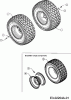 Gutbrod GLX 117 SAL 13AU606H690 (2004) Listas de piezas de repuesto y dibujos Rear wheels 20x8