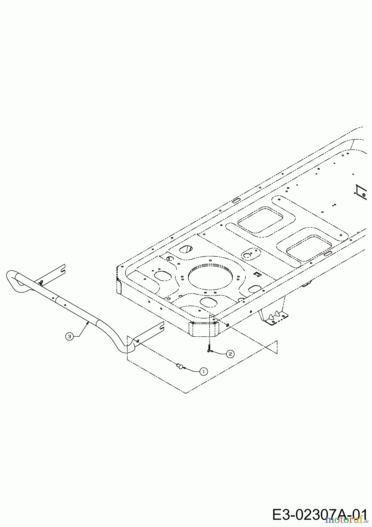  Troy-Bilt Zero Turn Mustang RZT 50 17AF2ACP011  (2013) Bumper