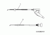 Gutbrod GLX 105 RH 13BV516N690 (2005) Listas de piezas de repuesto y dibujos Control cables