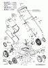 Bolens BL 4046 SP 12B-J2ME684 (2006) Listas de piezas de repuesto y dibujos Grass bag, Handle, Wheels