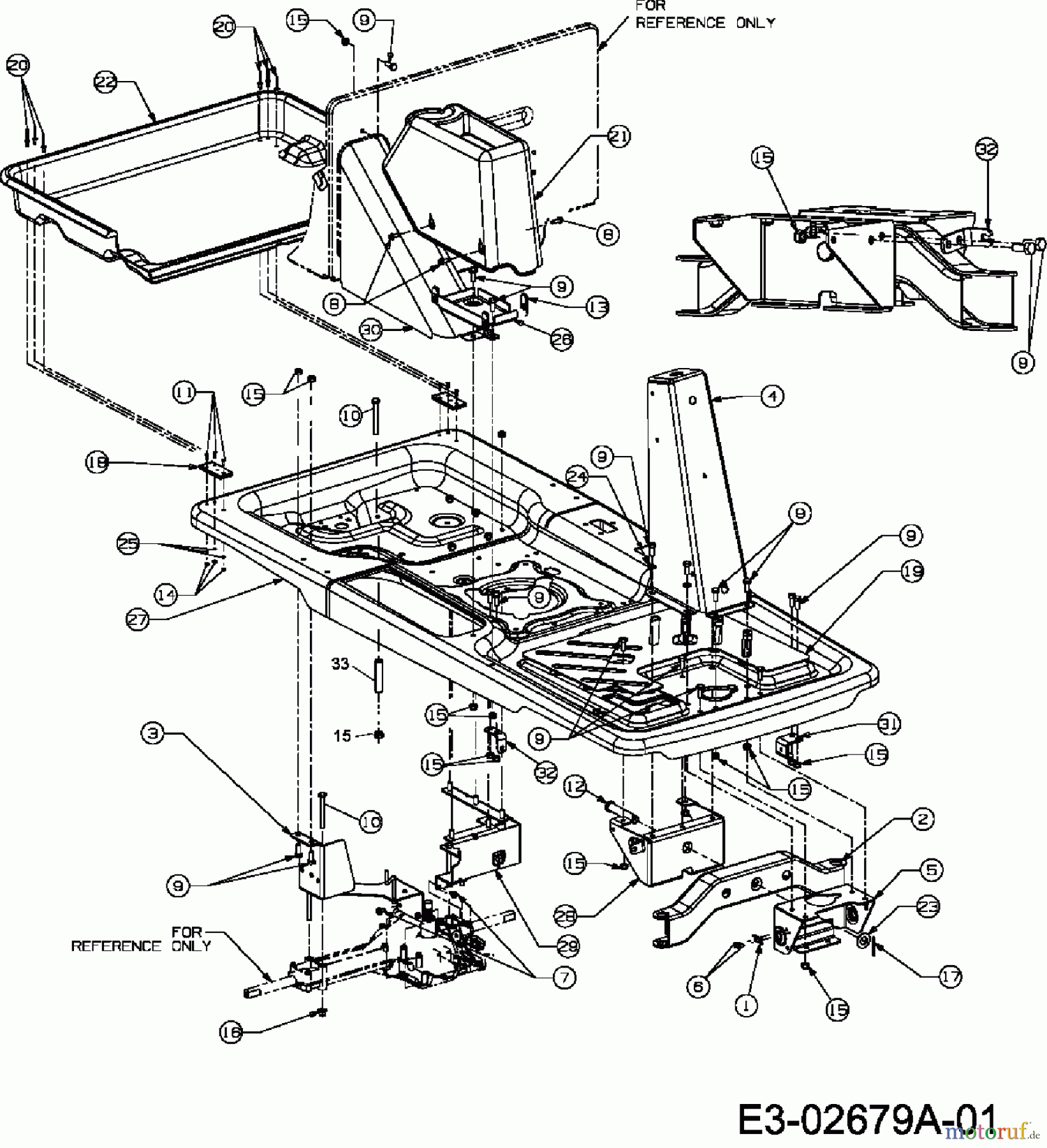  MTD Lawn tractors Pinto E-Start 13B5065-678  (2007) Frame, Pivot bar