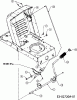 Oleo-Mac Polo 108/17 H 13AD799G636 (2006) Listas de piezas de repuesto y dibujos Speed control, Pedals