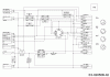 MTD LTEX 105 A 13HT98KN682 (2015) Listas de piezas de repuesto y dibujos Wiring diagram
