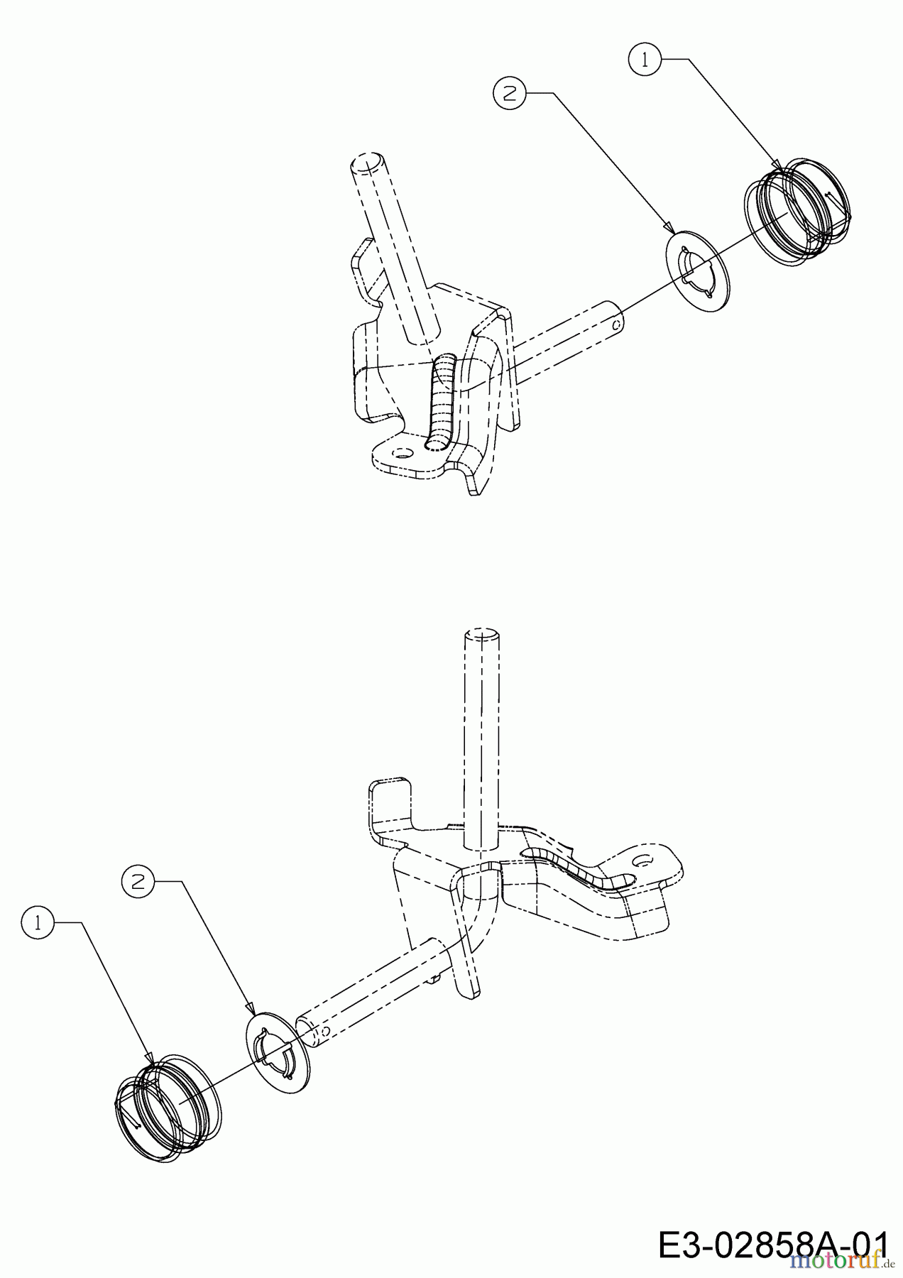  Troy-Bilt Garden tractors TB 2654 14AR94KK066  (2015) Hub caps