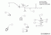 Cub Cadet GT 1223 14AP13CP603 (2005) Listas de piezas de repuesto y dibujos Electric parts to 10.01.2007