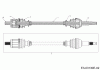 Cub Cadet Volunteer 37AK466D603 (2012) Listas de piezas de repuesto y dibujos Front axles