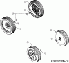 MTD untill 2011 SP 48 KM 12A-167D641 (2007) Listas de piezas de repuesto y dibujos Wheels