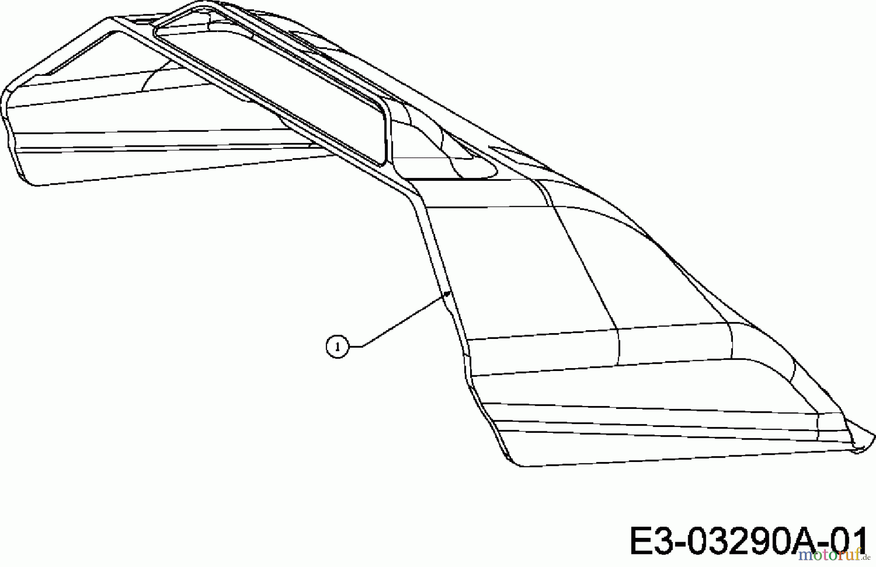  Merox Electric mower MX 40 E 18D-N4S-667  (2008) Rear flap