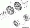 MTD SP 53 CWH 12A-98EQ678 (2008) Listas de piezas de repuesto y dibujos Wheels