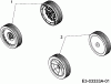 Mastercut SP 530 12B-84MF659 (2009) Listas de piezas de repuesto y dibujos Wheels