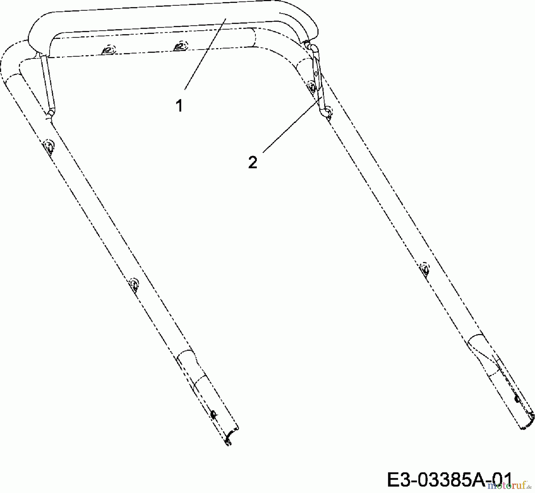  Troy-Bilt Petrol mower self propelled TB 5553 HWM 12A-568F609  (2007) Shift lever