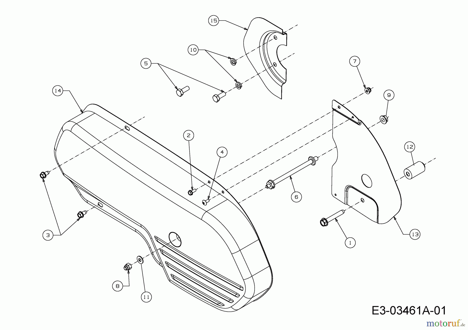  MTD Tillers T 380 B 700 21D-382X602  (2014) Belt cover