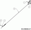 Garda VG 40 16CH5AMQ666 (2008) Listas de piezas de repuesto y dibujos Throttle cable