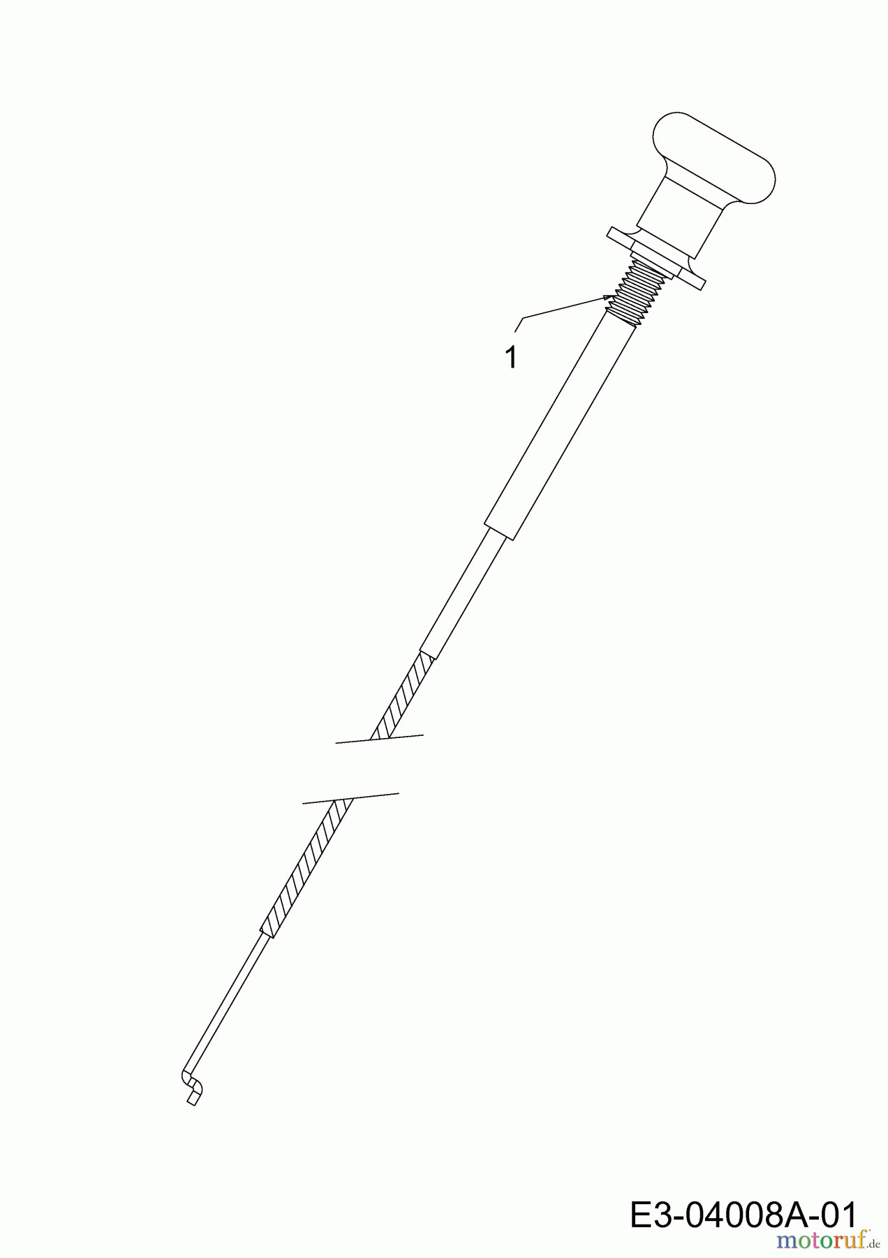  Wolf-Garten Lawn tractors E 13/92 H 13H2715E650  (2017) Choke control