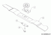 Mastercut MC 53 SPO 12A-84J6659 (2016) Listas de piezas de repuesto y dibujos Blade, Blade adapter