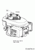 MTD Smart 53 SPSHHW 12A-PDCQ600 (2016) Listas de piezas de repuesto y dibujos Engine Honda