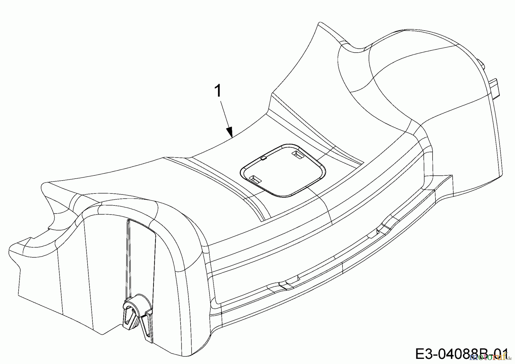  Wolf-Garten Petrol mower self propelled S 5300 A 12B-PO5M650  (2016) Cover front axle