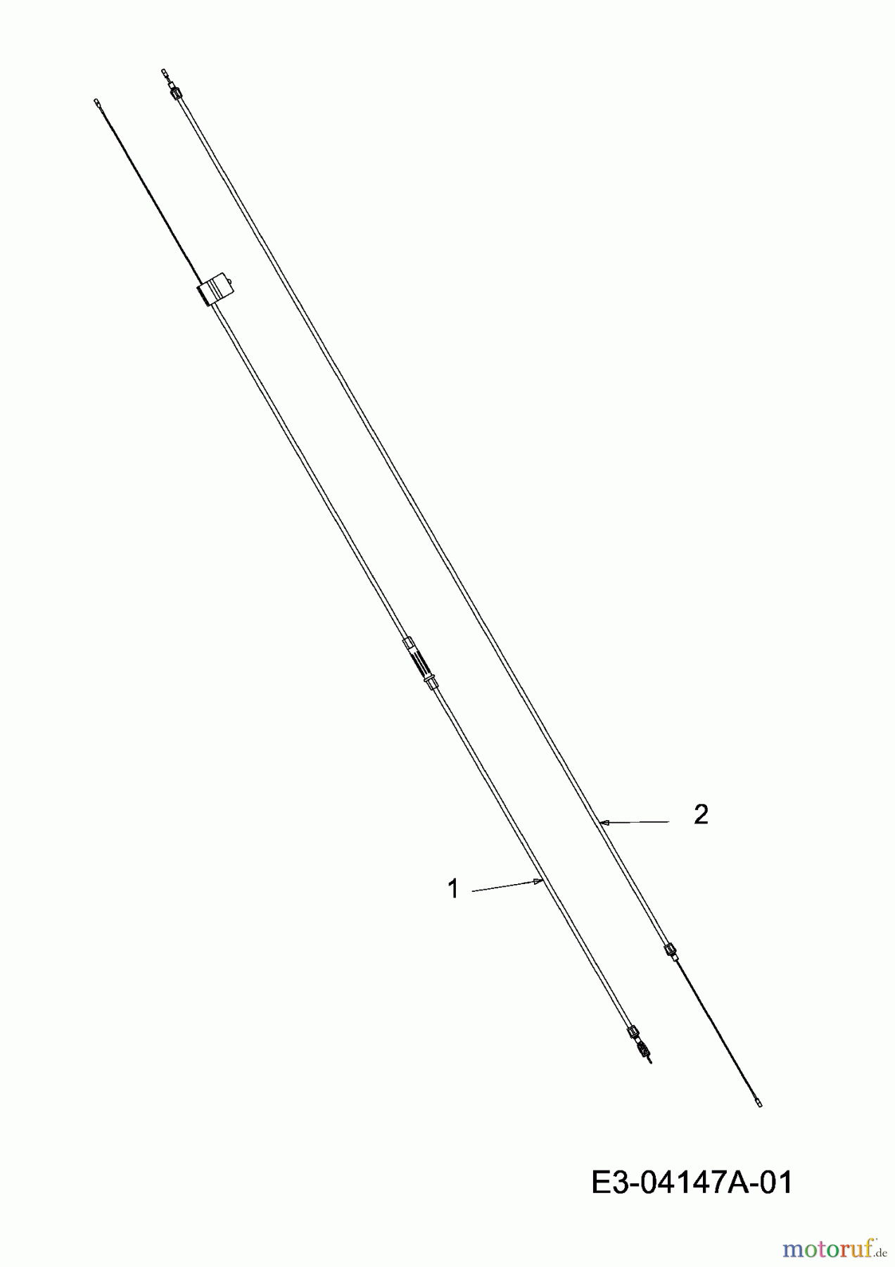  MTD untill 2011 Petrol mower self propelled GL 46 SPO 12D-J5JS676  (2011) Control cables