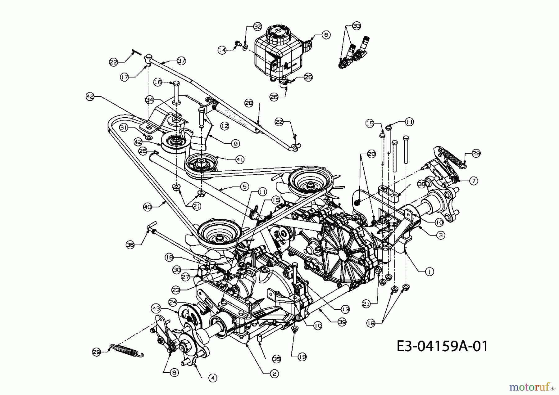  Cub Cadet Zero Turn FMZ 50 17AI4BFP603  (2008) Drive system