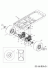 Cub Cadet RZT 50 17AI2ACP603 (2008) Listas de piezas de repuesto y dibujos Drive system, Rear wheels 18x9,5-8