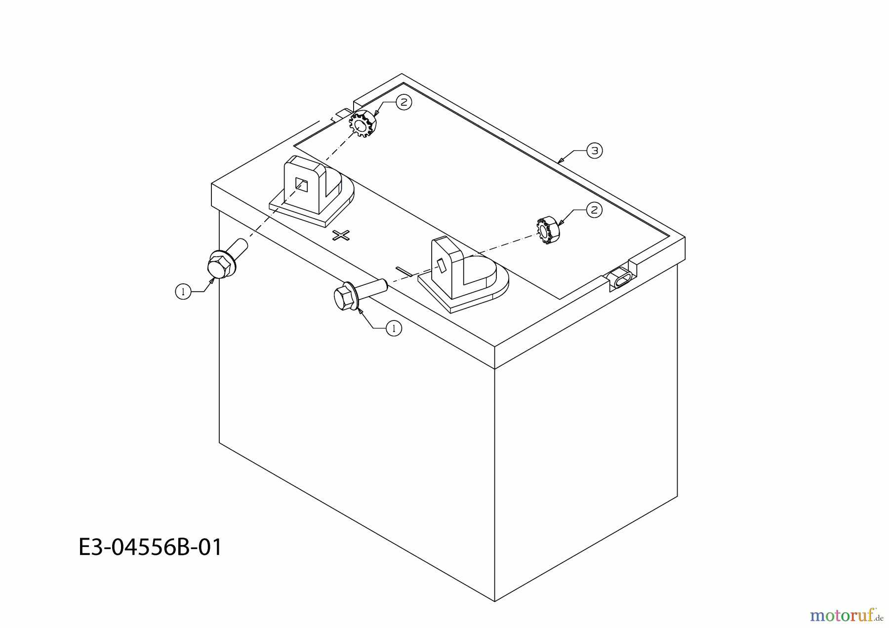  Massey Ferguson Lawn tractors MF 50-25 SD 13AI92CP695  (2010) Battery