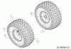 Tigara TG 19/107 H 13HJ79KG649 (2017) Listas de piezas de repuesto y dibujos Front wheels 15x6