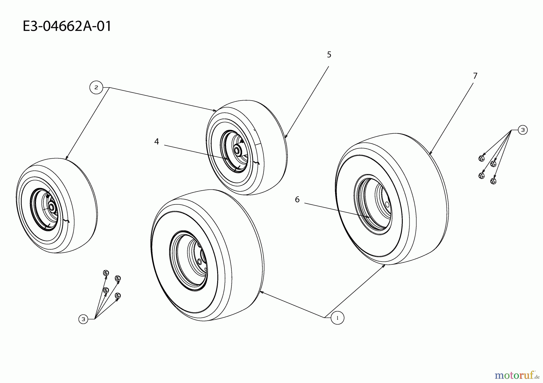  Cub Cadet Zero Turn FMZ 50 17BI4BFP603  (2009) Wheels