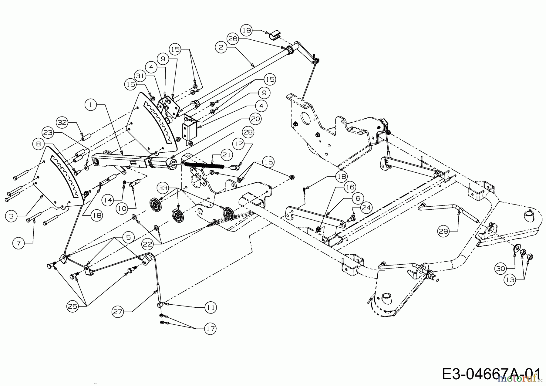  Cub Cadet Zero Turn FMZ 48 17AI4BFY603  (2009) Deck lift