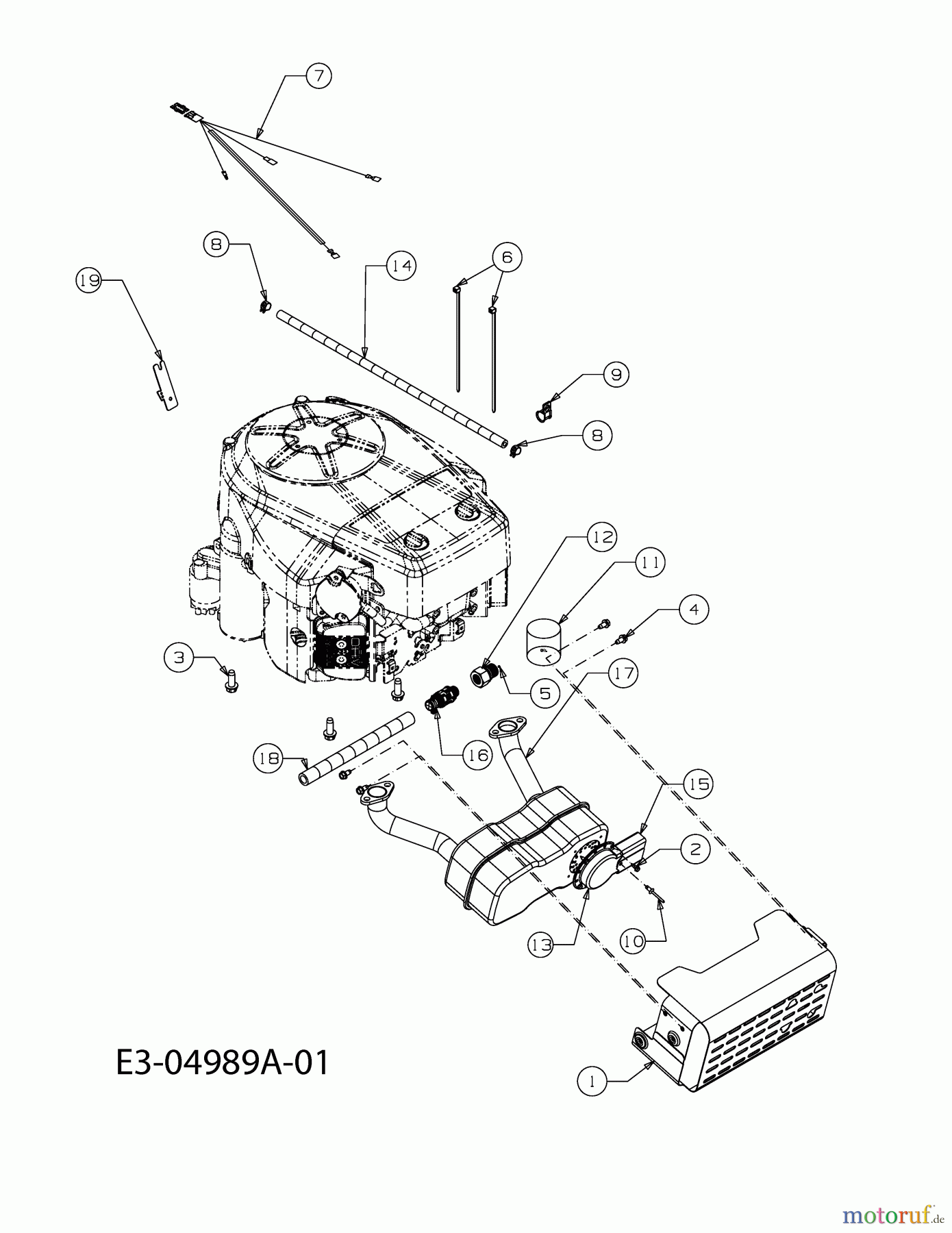  Massey Ferguson Lawn tractors MF 50-25 SD 13AI92CP695  (2010) Engine accessories